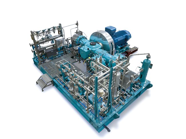compressor packages for hydrogen