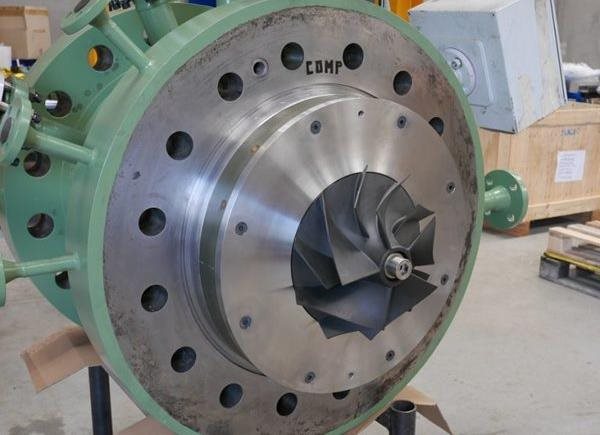 HMP servicing of radial turboexpanders