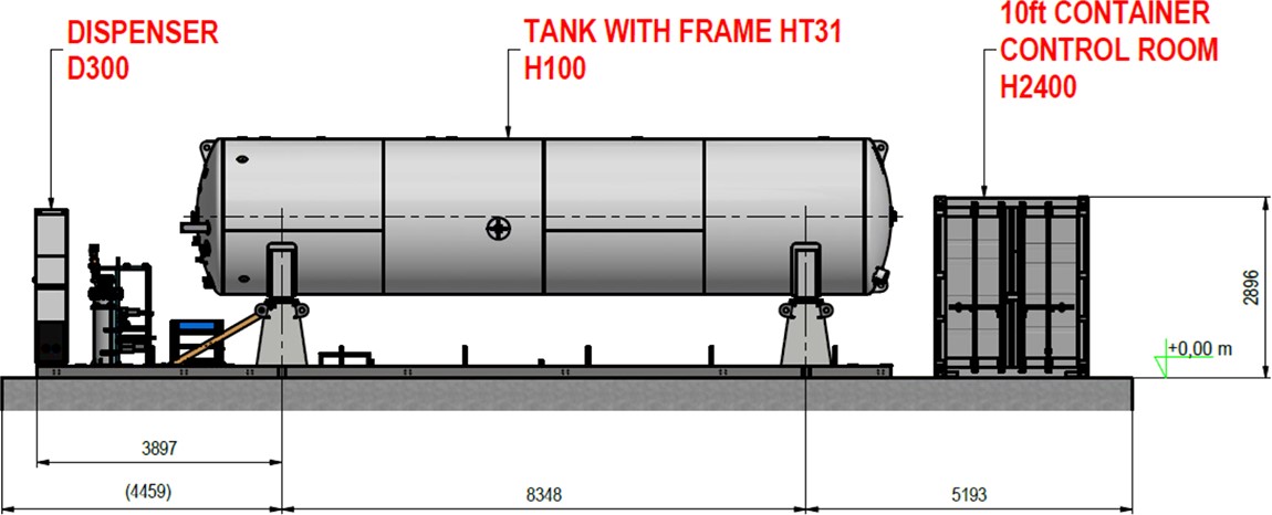 hydrogen vehicle fueling Station