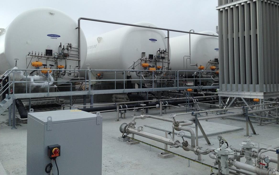 LNG bunkering terminal