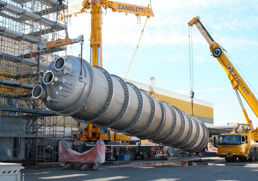 specialty heat exchanger for melamine