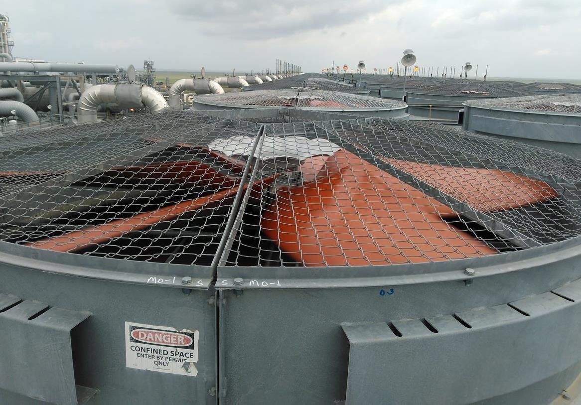 Tuf-Lite axial flow fans improved efficiency at LNG liquefaction plants