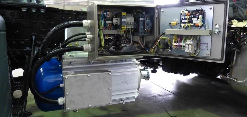 hydraulic and electric pump drive systems